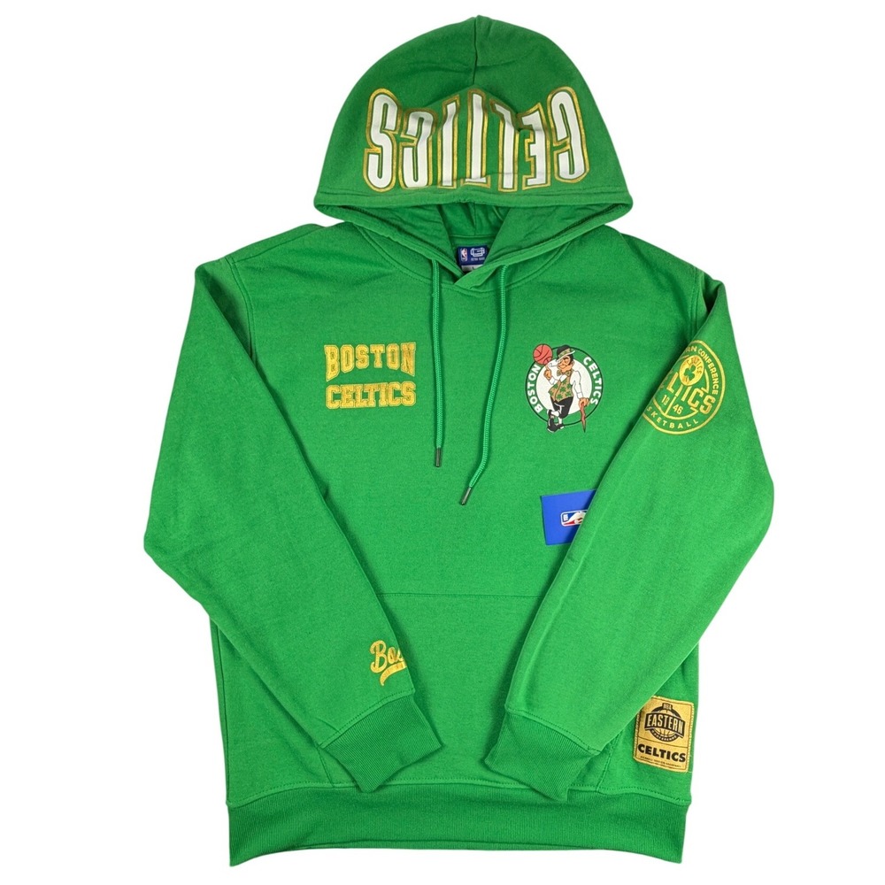 NBA Ultra Game Boston‎ Celtics Hoodie Mens L Green Gold Basketball NWT $75